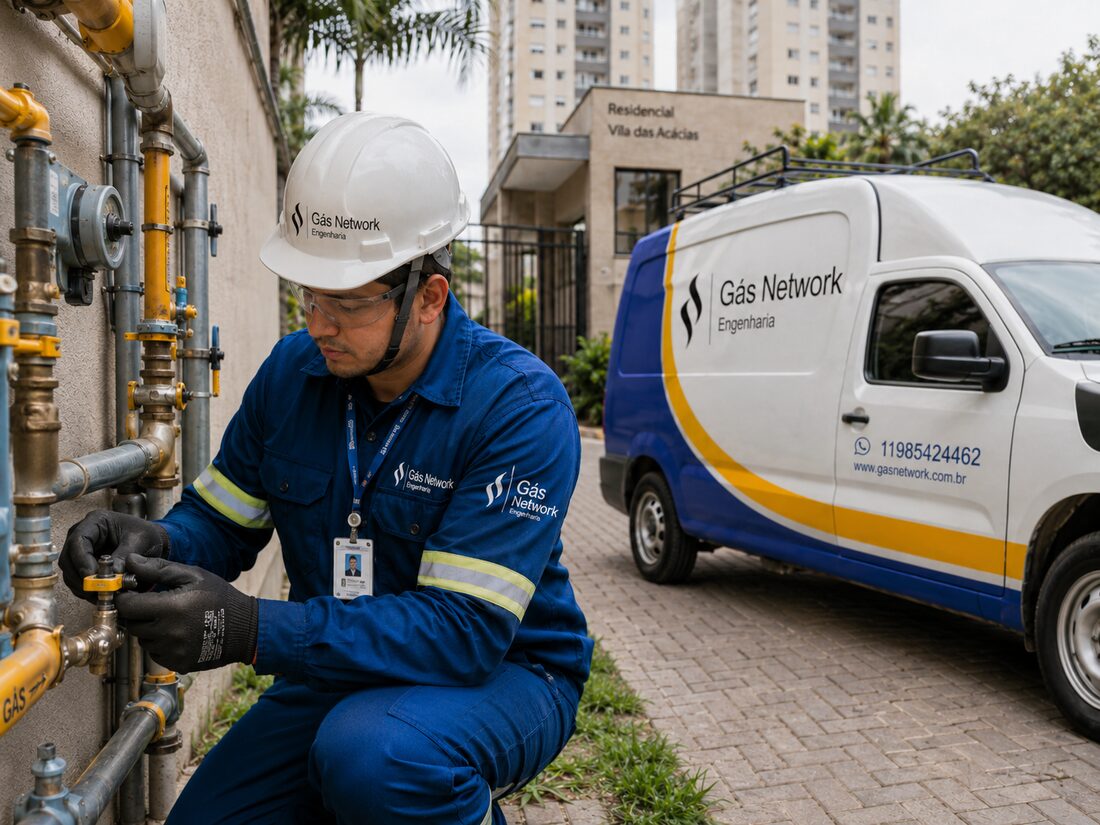 Aplicação de resina em tubulação de gás em Vila galvao guarulhos