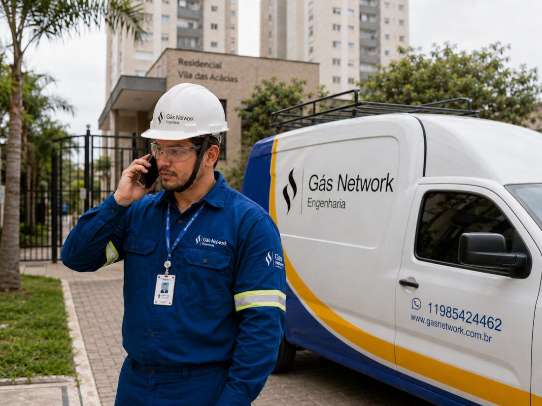 Religacao gas apos reparo em São Paulo