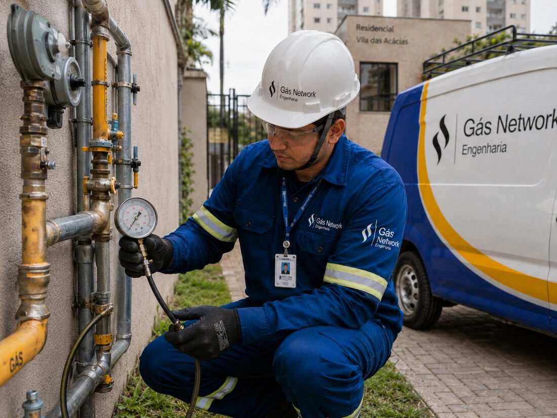 Testes de estanqueidade de gas em São Paulo