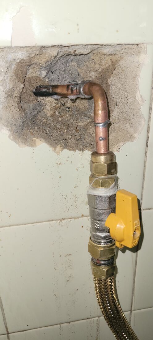 Aplicação de resina em tubulação de gás em Bananal guarulhos